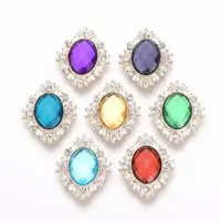 Alloy Rhinestone Flat Back Cabochons