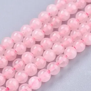 Natural Rose Quartz Bead Strands
