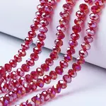 Electroplate Glass Beads Strands