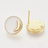 Brass Stud Earring Findings