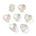 UV Plating Rainbow Iridescent Acrylic Beads