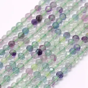 Natural Fluorite Beads Strands
