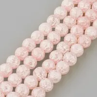 Synthetic Crackle Quartz Beads Strands