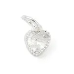 Brass Micro Pave Cubic Zirconia Pendants