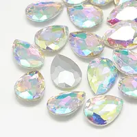 Pointed Back Glass Rhinestone Cabochons
