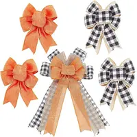 5Pcs 3 Style Ployester Bowknot Display Decoration