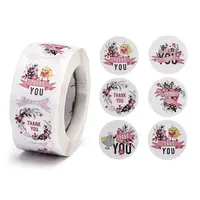 1 Inch Thank You Roll Stickers
