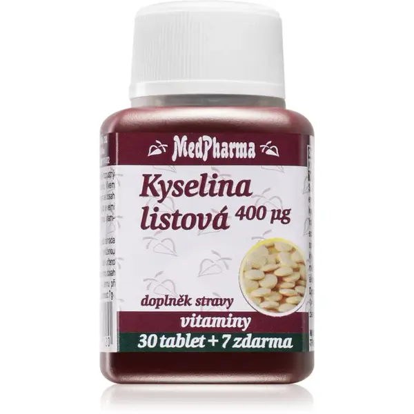 MedPharma Kyselina listová 400 µg tablety pro těhotné a kojící ženy 37 tbl