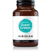 Viridian Nutrition Organic Super Greens přírodní antioxidant v BIO kvalitě 90 cps