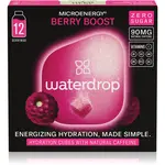 Waterdrop Microenergy energetický nápoj s vitamíny příchuť Berry Boost 12 ks