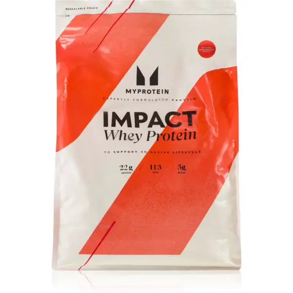 MyProtein Impact Whey Protein syrovátkový protein příchuť Strawberry 2500 g