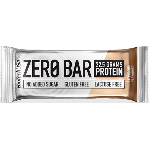 BioTechUSA Zero Bar Protein proteinová tyčinka příchuť Cappuccino 50 g