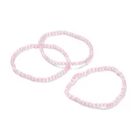 Round Cat Eye Beads Stretch Bracelets for Girl Women