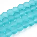 Transparent Glass Bead Strands