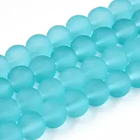 Transparent Glass Bead Strands