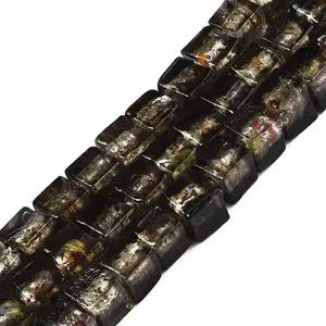 Handmade Silver Foil Lampwork Beads