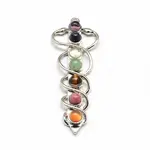 Snake Chakra Alloy Gemstone Big Pendants
