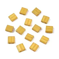 2-Hole Baking Paint Glass Seed Beads