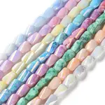 Ombre Effect Dyed Glass Beads Strands