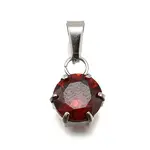 304 Stainless Steel Pave Cubic Zirconia Pendants