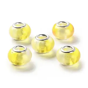 Two Tone Resin European Beads