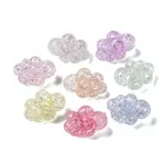 Crackle Transparent Acrylic Beads