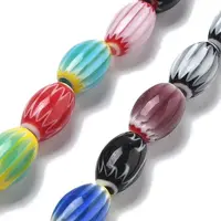 Handmade Millefiori Lampwork Beads Strands