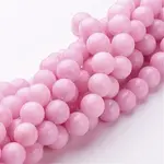 Natural Mashan Jade Round Beads Strands