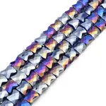 AB Color Plate Glass Beads Strands