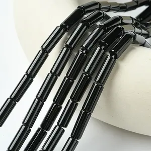 Natural Black Onyx Beads Strands