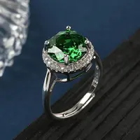 925 Sterling Silver Micro Pave Cubic Zirconia Finger Rings