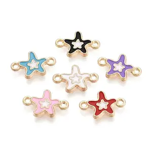 Alloy Enamel Connector Charms