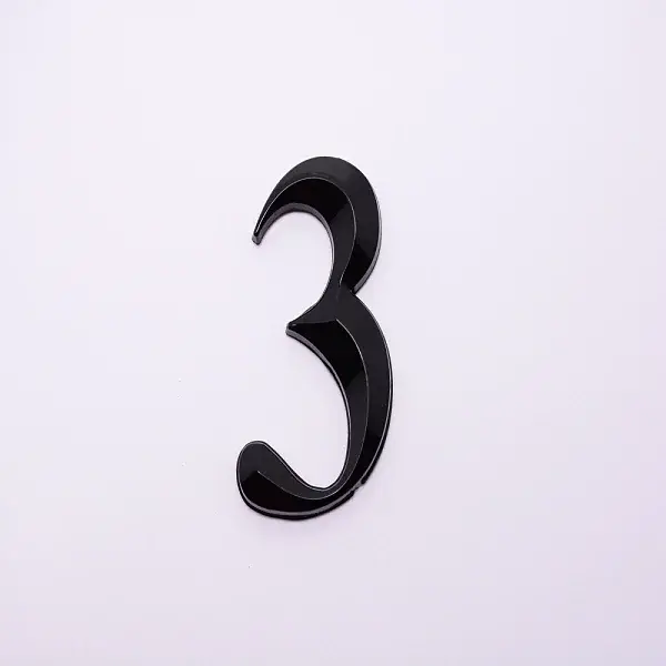 Plastic & PVC Number Sign Labels