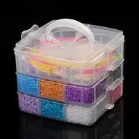 12 Random Color 5mm Melty Beads Refills with Accessories for Kids