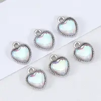 Alloy Glass Charms