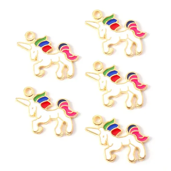 Alloy Enamel Pendants