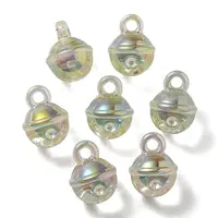 UV Plating Rainbow Iridescent Transparent Acrylic Pendant
