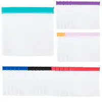 35Pcs 7 Colors EVA Plastic Zip-lock Bags