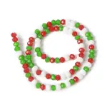 Christmas Theme Glass Beads Strands