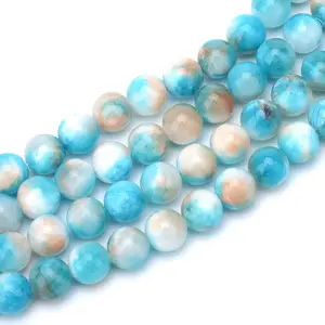 Natural Dyed Persian Jade Gemstone Bead Strands