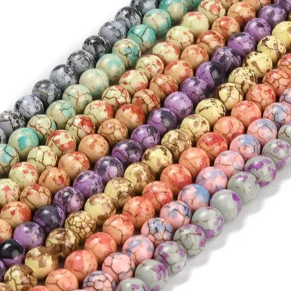 Synthetic Turquoise Beads Strands
