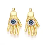 Brass Resin Pendants