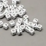 Large Hole Acrylic Letter European Beads