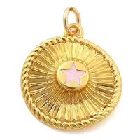 Brass Enamel Pendants