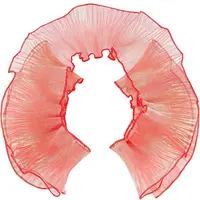 10 Yards Mermaid Color Polyester Pleated Lace Trim Ribbon