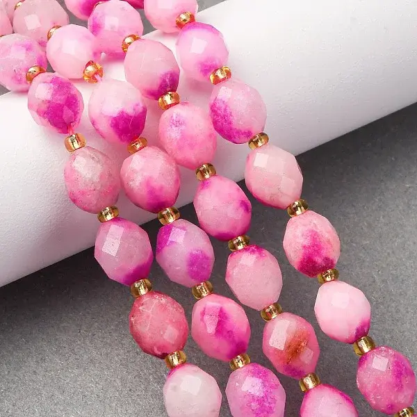 Natural White Jade Beads Strands