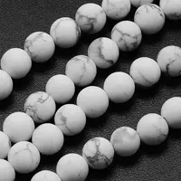 Natural Howlite Beads Strands