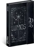 Diář 2026: Harry Potter/Lumos - týdenní, magnetický, 11 x 16 cm