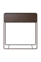 Květináč se stojanem ferm LIVING Plant Box 65 x 60 cm hnědá barva