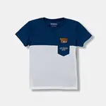 Dětské bavlněné tričko Guess modrá barva, s aplikací, N5YI11 K8HM4